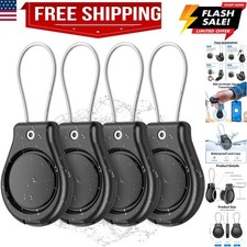 4 Pack Waterproof Holder Compatible with Apple AirTag, Secure Lock Anti-Lost ...