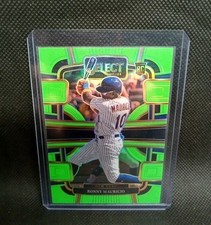 Ronny Mauricio 2024 PANINI SELECT /49 LIME GREEN PRIZM ROOKIE METS SP M3