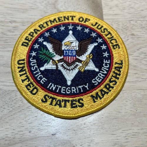 United States Marshall Department of Justice Integrity Service Patch 4 ...