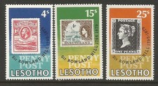 LESOTHO 1979 ROWLAND HILL SET. MINT NEVER HINGED