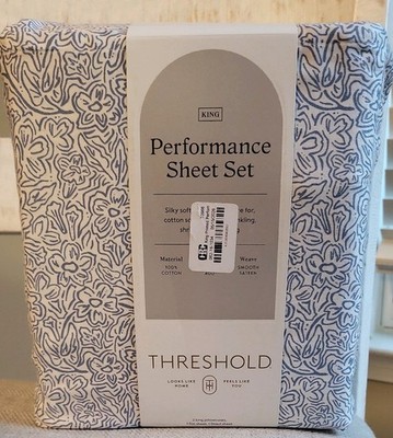 Threshold 400 Thread Count King Performance Sheet Set 