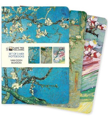 Vincent van Gogh: Blossom Set of 3 Midi Notebooks by Flame Tree Studio (English)