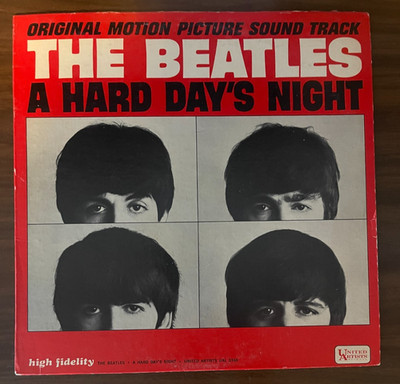 THE BEATLES A HARD DAY'S NIGHT RARE I'LL CRY INSTEAD VINYL NEAR MINT VINYL 1964