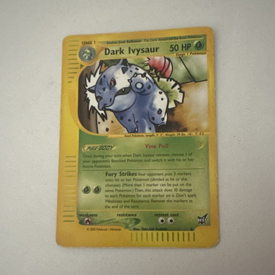 Pokémon TCG Dark Ivysaur Best of Game Promo gestempelt Englisch 2003 50 KP