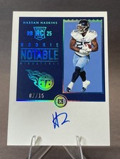 Hassan Haskins 2022 Encased #RNS-HH Rookie Auto /15