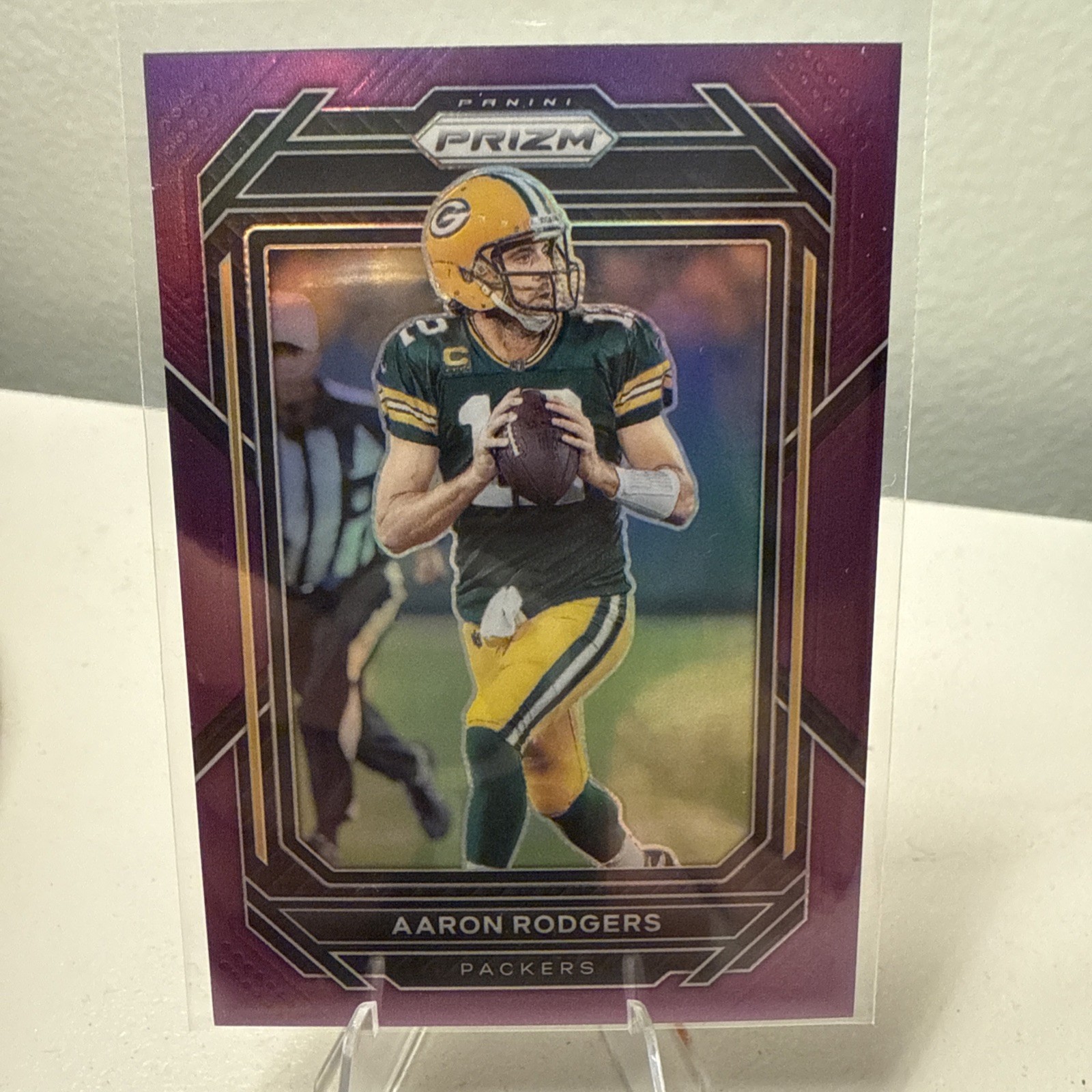 2022 Panini Prizm - Aaron Rodgers #103 Purple Prizm /125