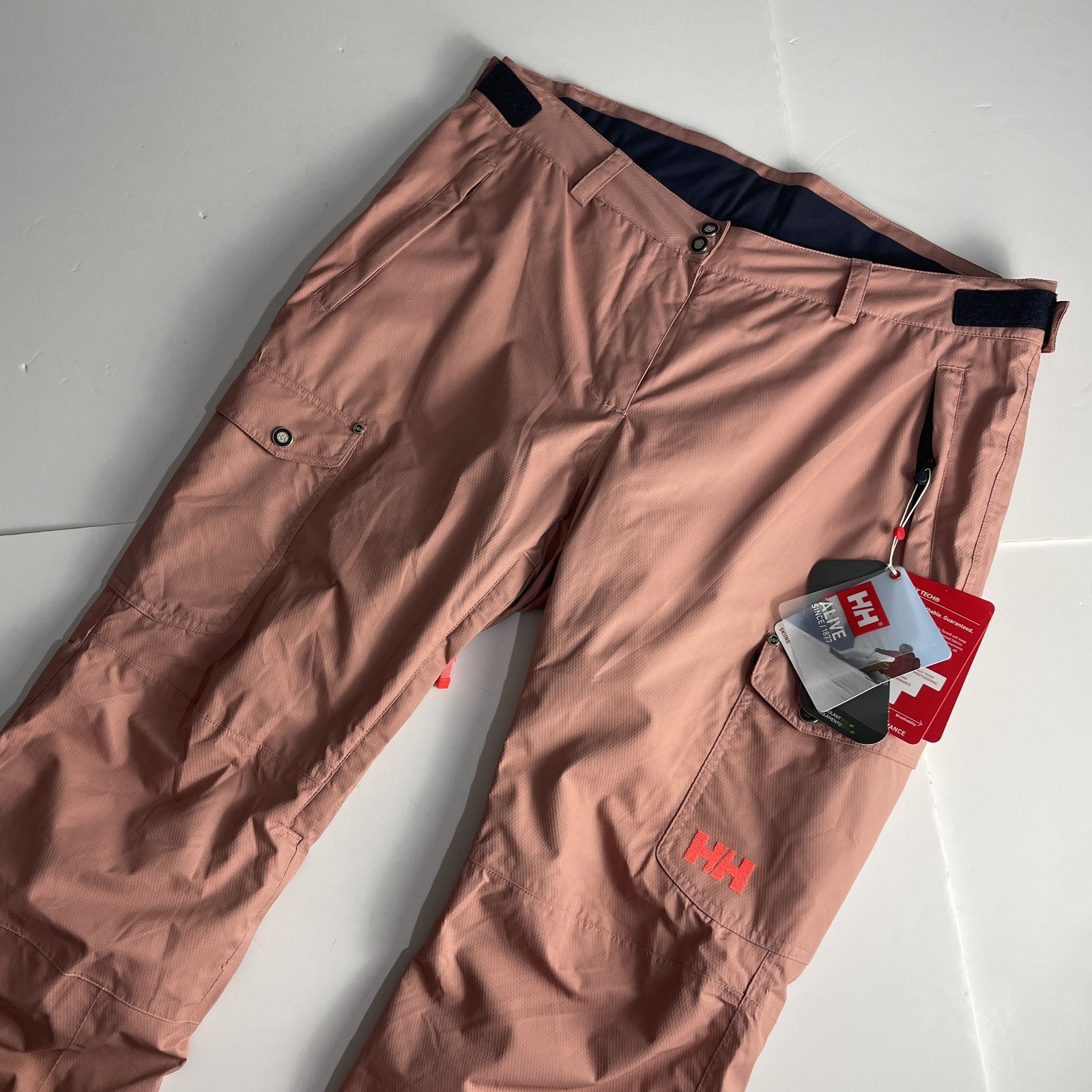 Pantalones de esquí Helly Hansen rosa Powderheaven para mujer talla XL regulares nuevos con etiquetas precio de venta sugerido por el fabricante 200 GBP