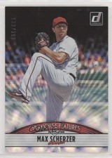 2019 Panini Donruss Franchise Features 533/999 Max Scherzer Brent Honeywell g1d