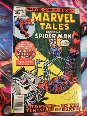 Marvel Comics Marvel Tales #86 Spider-Man 1977 Bronze Age US Comics