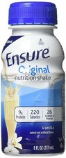 Ensure Original Nutrition Shake Vanilla Flavor 8 Ounces Case Of 144 1.92 per gallon