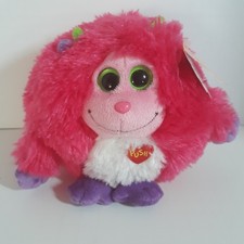 Ty Monstaz Trixie Pink Plush Monster - New With Tags - Chatters/Talks -2012 - 5"