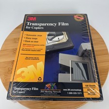 3M Transparency Film for Copiers PP2200 100 Sheets 8.5 x 11 New Sealed in Box