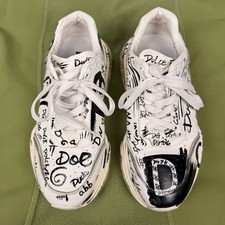 Dolce&Gabbana Leather Upper White Casual Shoes for Men for  display picture 3
