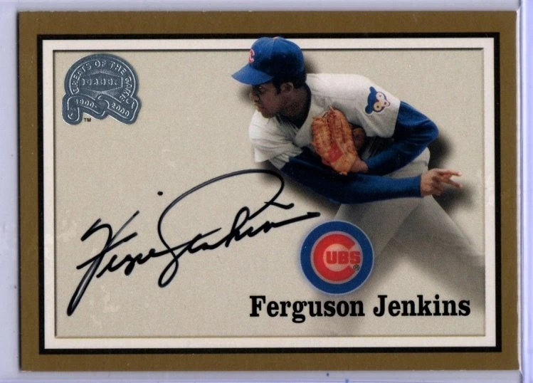 Autograph Fergie Jenkins Baseball Cards for sale | eBay