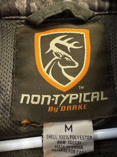 NON-TYPICAL DRAKE - STORM FRONT FLEECE MIDWEIGHT 4-WAY STRETCH 1/4 ZIP JACKET M - Picture 11 of 17