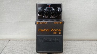Boss MT-2 Metal Zone Distortion Pedal High-Gain Metal Guitar Overdrive