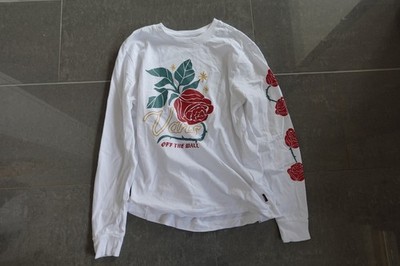 Damen Langarmshirt von Vans weiß Gr.S