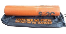 Stand Up To Cancer Limited Edition Women’s Foam Yoga Mat Orange w/ Carrying Bag