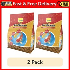  2 Pack Tetra Pond Koi Vibrance Color Enhancing Floating Pond Fish Food,