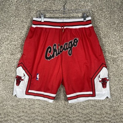 Just Don Chicago Bulls Basketball Shorts Mens XXL 1997 1998