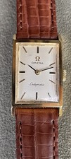 Omega Ladymatic Vintage Damen Uhr Automatik 50er 60er Rechteckig Swiss