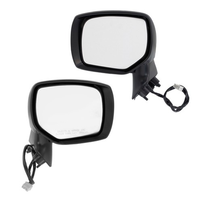 #ad #ad Power Mirrors For 2014 2018 Subaru Forester Left and Right Side Textured Black $108.40