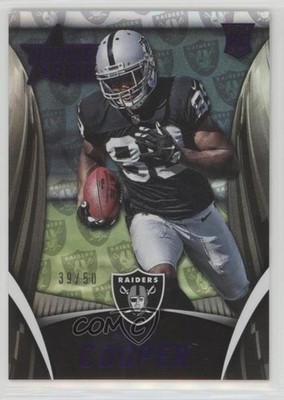 2015 Panini Rookies & Stars Longevity Team Logo 39/50 Amari Cooper #119 RC 0c6
