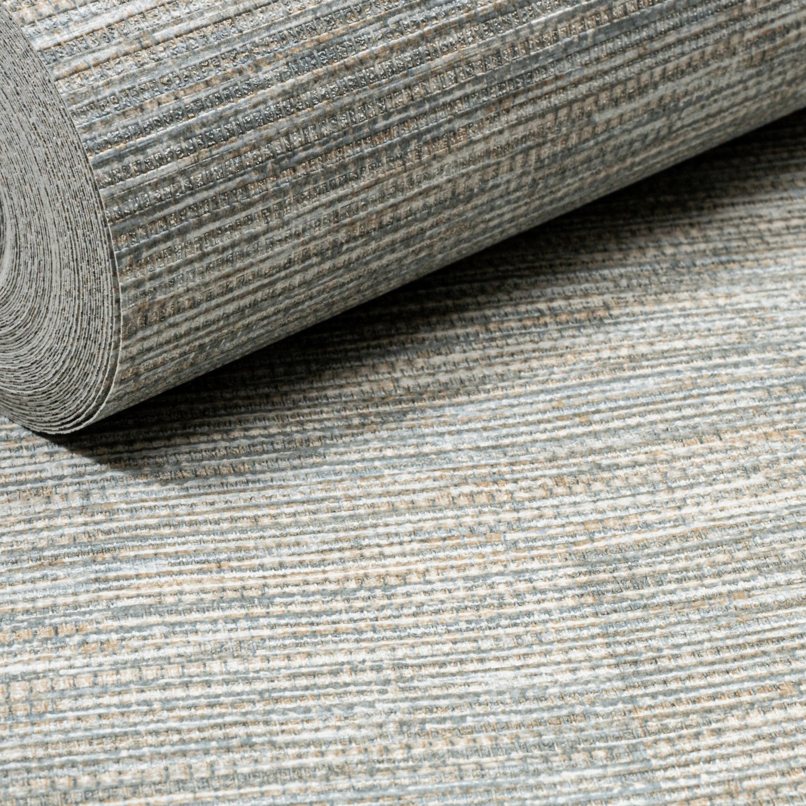 Plain Green Textured Wallpaper Beige Slightly Imperfect Vinyl Paste The Wall