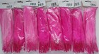 100 Handmade Ribbon Roses + 6 Pkgs Fuchsia Marabou Feathers / 8 Goose + Tulle — photo 5