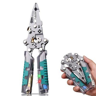 Folding Stylus Screwdriver Wire Stripper, 18-in-1 Multifunctional Tuvilo Elec...
