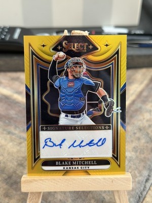 2025 Panini Select Signature selections Blake Mitchell #SS-BM gold /10