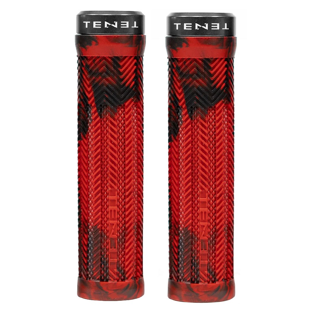 Tenet Icon Lock-On Bike Grips with Soft Rubber Comfort - Marbled Design 7390₽