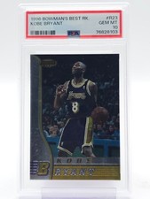 KOBE BRYANT 1996 BOWMAN'S BEST ROOKIE #R23 LAKERS PSA 10 Q6737
