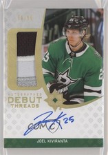 2020-21 Ultimate Collection Debut Threads 50/99 Joel Kiviranta Patch Auto 0gn4