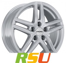 Ronal R65 silber 6.5x16" ET35 LK4 98 ML 68 Alufelgen 16 Zoll