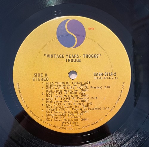 THE TROGGS Vintage Years SIRE 1976 2 LPs Gatefold EX Side B VG+ Side A, C, D NM - Picture 8 of 15