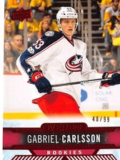 2017-18 Upper Deck Overtime Red #57 Gabriel Carlsson /99