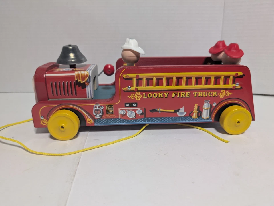 Camión de bomberos Fisher-Price Toy Town Parade Looky en caja original Foto 2 de 4