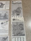 Lot of 6 Vintage Sweetheart Tree Cross Stitch Patterns Christmas Theme 1980s-90s — photo 4