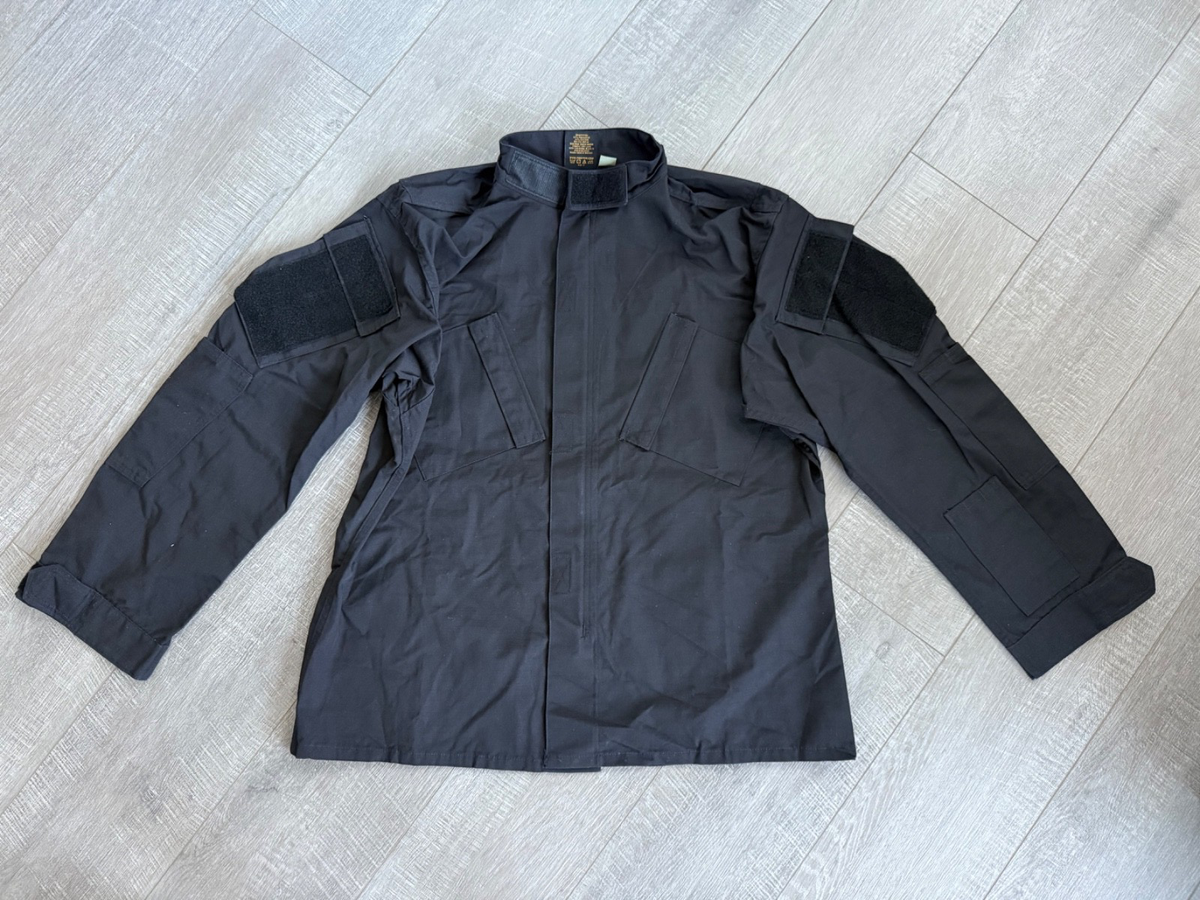 Propper Black TAC U Tactical Jacket Coat ACU Cut Shirt Medium Long
