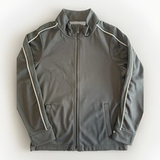 DSG Youth Lightweight Black Warmup Jacket Size Medium 10-12 Full Zip