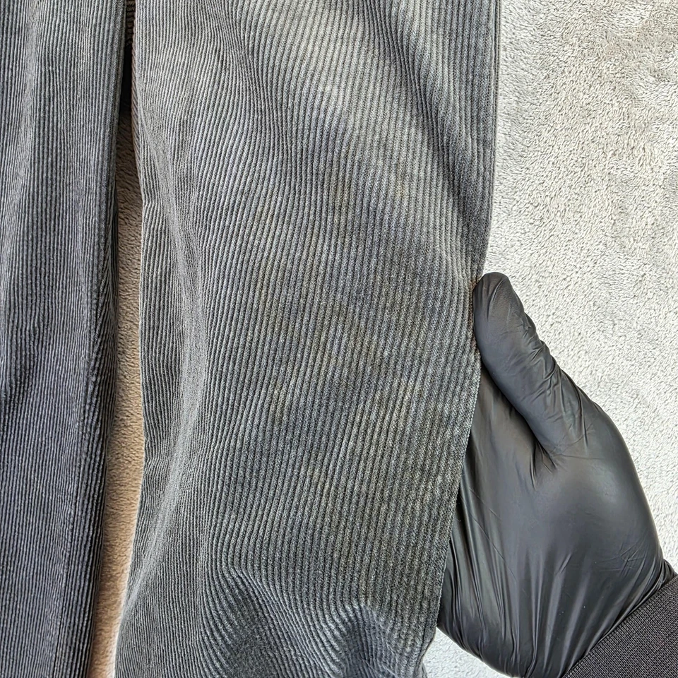 Pantalones Uniqlo Comptoir des Cotonniers para mujer XS gris pana pierna ancha elásticos Foto 2 de 4