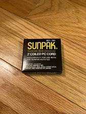 Sunpak 2' Coiled PC Cord Flash Accessory For Use With Auto 522 Flash  (651-781)