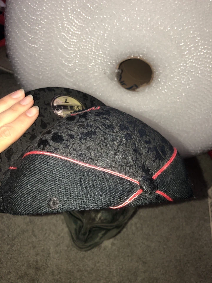 Gorra vintage NOS Y2k G-Unit 50 centavos NewEra ajustada negra bordada hip hop talla 7 Foto 3 de 4