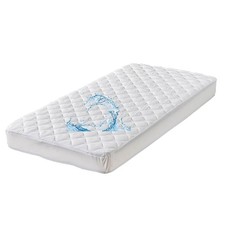 Waterproof Quilted RV Bunk Mattress Protector Pad for 30 x 75 Narrow Twin Cam...