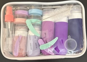 Aeomni Travel Bottle Set – 19pc Refillable Toiletry Containers for Travel