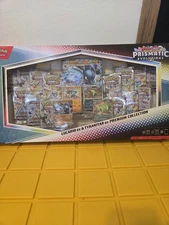 Pokemon TCG Scarlet And Violet Prismatic Evolutions Lucario ex & Tyranitar ex