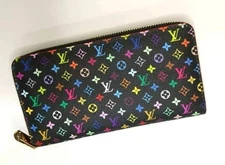 New LOUIS VUITTON Monogram Multicolor Zippy Long Wallet Grenade
