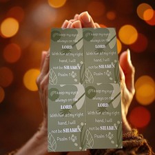 4 Bible Verse Mini Scripture Inspirational Christian Gifts Encouragement Cards.