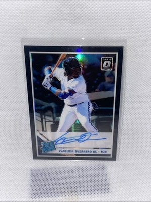 2019 Donruss Optic RR AUTO Black #RPS-VG Vladimir Guerrero Jr.  /50
